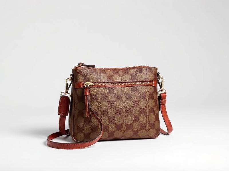 Coach crossbody bag in signature canvas with adjustable strap