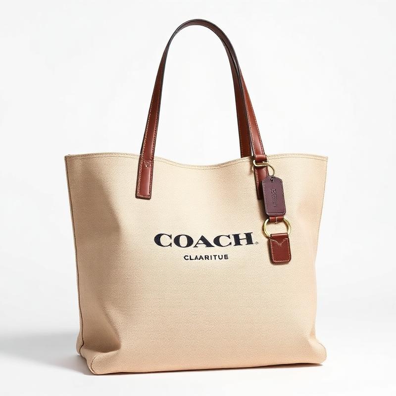 Coach market tote in signature canvas